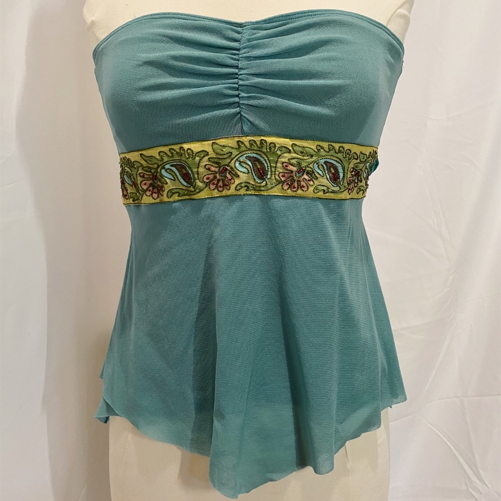 Teal Tube Top